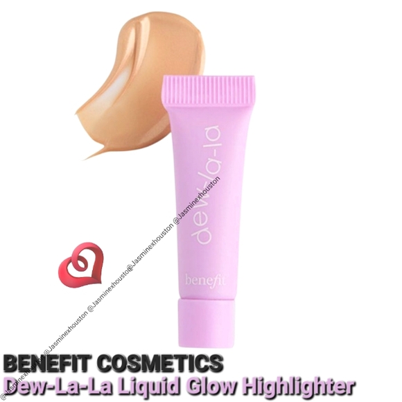 🎉3•$13/4•$16🎉 BENEFIT COSMETICS Dew-La-La Glow Liquid Highlighter In Luna - Picture 1 of 8